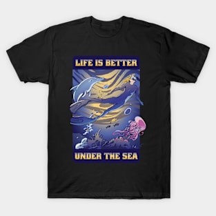 Under The Sea Funny Scuba Diving Gift T-Shirt